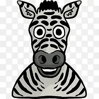 斑马头像PNG下载-空若网 斑马头像PNG下载-空若网