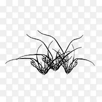 简约水墨水草-空若网 简约水墨水草-空若网