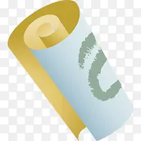 纸卷png矢量元素-空若网 纸卷png矢量元素-空若网