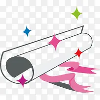 纸卷png矢量元素-空若网 纸卷png矢量元素-空若网