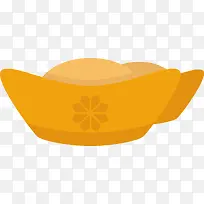 扁平化中国风传统元宝-空若网 扁平化中国风传统元宝-空若网