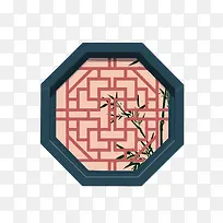 矢量中国风窗户-空若网 矢量中国风窗户-空若网