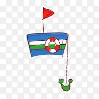 可爱卡通帆船-空若网 可爱卡通帆船-空若网