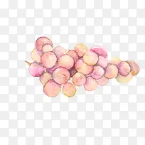 手绘水彩葡萄-空若网 手绘水彩葡萄-空若网