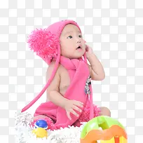 ������Ӱ�ۺ�ɫ��С����ñ��-������