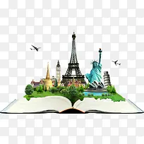 创意旅游季元素-空若网 创意旅游季元素-空若网