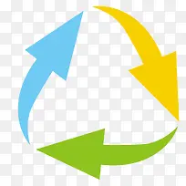 彩色矢量大自然循环-空若网 彩色矢量大自然循环-空若网