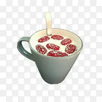 杯子里的牛奶和大枣-空若网 杯子里的牛奶和大枣-空若网