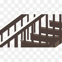 手绘扁平化楼梯间插图-空若网 手绘扁平化楼梯间插图-空若网