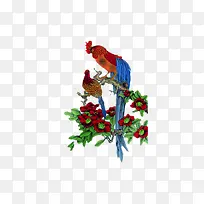 水彩画彩色凤凰-空若网 水彩画彩色凤凰-空若网