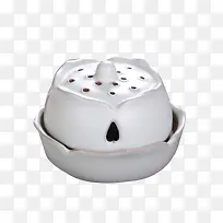 莲藕设计白色小香炉-空若网 莲藕设计白色小香炉-空若网