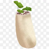 灰色圆弧莲藕食物元素-空若网 灰色圆弧莲藕食物元素-空若网