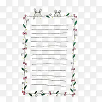 矢量卡通信纸-空若网 矢量卡通信纸-空若网