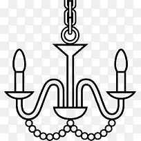 吊灯 蜡烛 卡通手绘-空若网 吊灯 蜡烛 卡通手绘-空若网