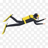 ��ͨǱˮԱ����廭-������