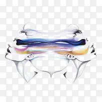 矢量镜像女人-空若网 矢量镜像女人-空若网