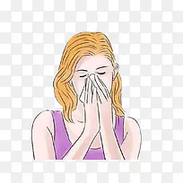 捂鼻子图片-空若网 捂鼻子图片-空若网