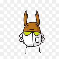 卡通可爱小动物装饰设计动物头像-空若网 卡通可爱小动物装饰设计动物头像-空若网