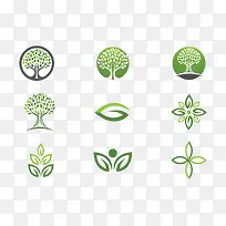 卡通树logo高清免扣素材-空若网 卡通树logo高清免扣素材-空若网