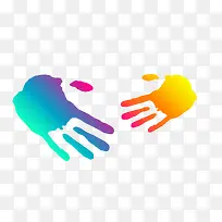 七彩色手印-空若网 七彩色手印-空若网