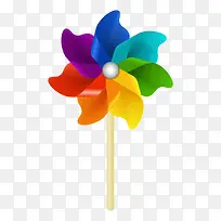 彩色编制的大风车-空若网 彩色编制的大风车-空若网