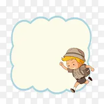 边框矢量男孩夏令营装饰卡通可爱-空若网 边框矢量男孩夏令营装饰卡通可爱-空若网