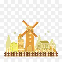 橙色风车大楼-空若网 橙色风车大楼-空若网