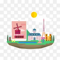 红色风车楼房-空若网 红色风车楼房-空若网