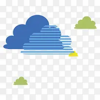 扁平化云彩-空若网 扁平化云彩-空若网