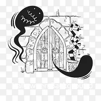 手绘魔鬼城-空若网 手绘魔鬼城-空若网