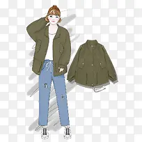 平面女模特时尚衣物-空若网 平面女模特时尚衣物-空若网