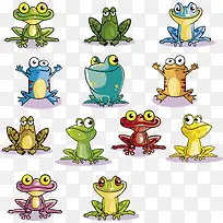 各种卡通青蛙PNG-空若网 各种卡通青蛙PNG-空若网