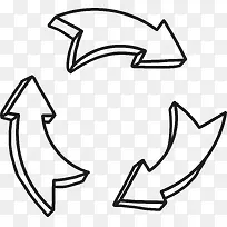 手账循环箭头-空若网 手账循环箭头-空若网