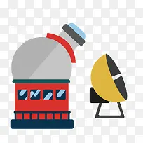 卡通科学天文望远镜-空若网 卡通科学天文望远镜-空若网