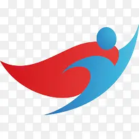 可爱扁平化卡通飞天超人图标素材-空若网 可爱扁平化卡通飞天超人图标素材-空若网