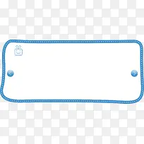 蓝色线条边框-空若网 蓝色线条边框-空若网