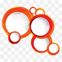 橙色圆形图案-空若网 橙色圆形图案-空若网