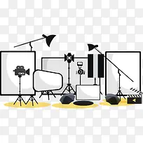 摄影工作室的器材-空若网 摄影工作室的器材-空若网