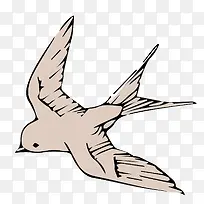 手绘燕子设计素材-空若网 手绘燕子设计素材-空若网