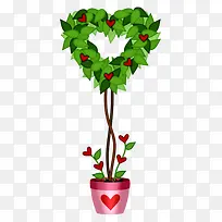 214情人节爱心盆栽-空若网 214情人节爱心盆栽-空若网