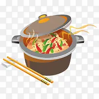 锅中的面条免抠下载-空若网 锅中的面条免抠下载-空若网