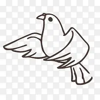 手绘海鸥设计素材-空若网 手绘海鸥设计素材-空若网