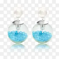 琉璃砂天蓝迪奥耳钉-空若网 琉璃砂天蓝迪奥耳钉-空若网