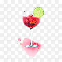 手绘酒杯-空若网 手绘酒杯-空若网