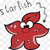 海星卡通手绘图片矢量素材-空若网 海星卡通手绘图片矢量素材-空若网