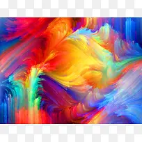 梦幻水彩笔触背景-空若网 梦幻水彩笔触背景-空若网