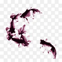 水墨金鱼-空若网 水墨金鱼-空若网