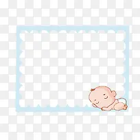 卡通可爱波浪形边框-空若网 卡通可爱波浪形边框-空若网