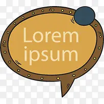 手绘复古霓虹灯对话框-空若网 手绘复古霓虹灯对话框-空若网