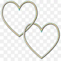 两个连着的爱心-空若网 两个连着的爱心-空若网